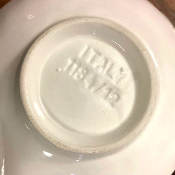 Italian Ceramic Seashell 3D Lobster Seafood Motif Small Scalloped Dishes - Picture 9 of 9